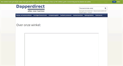 Desktop Screenshot of dapperdirect.nl