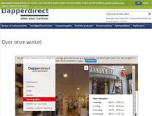 Tablet Screenshot of dapperdirect.nl